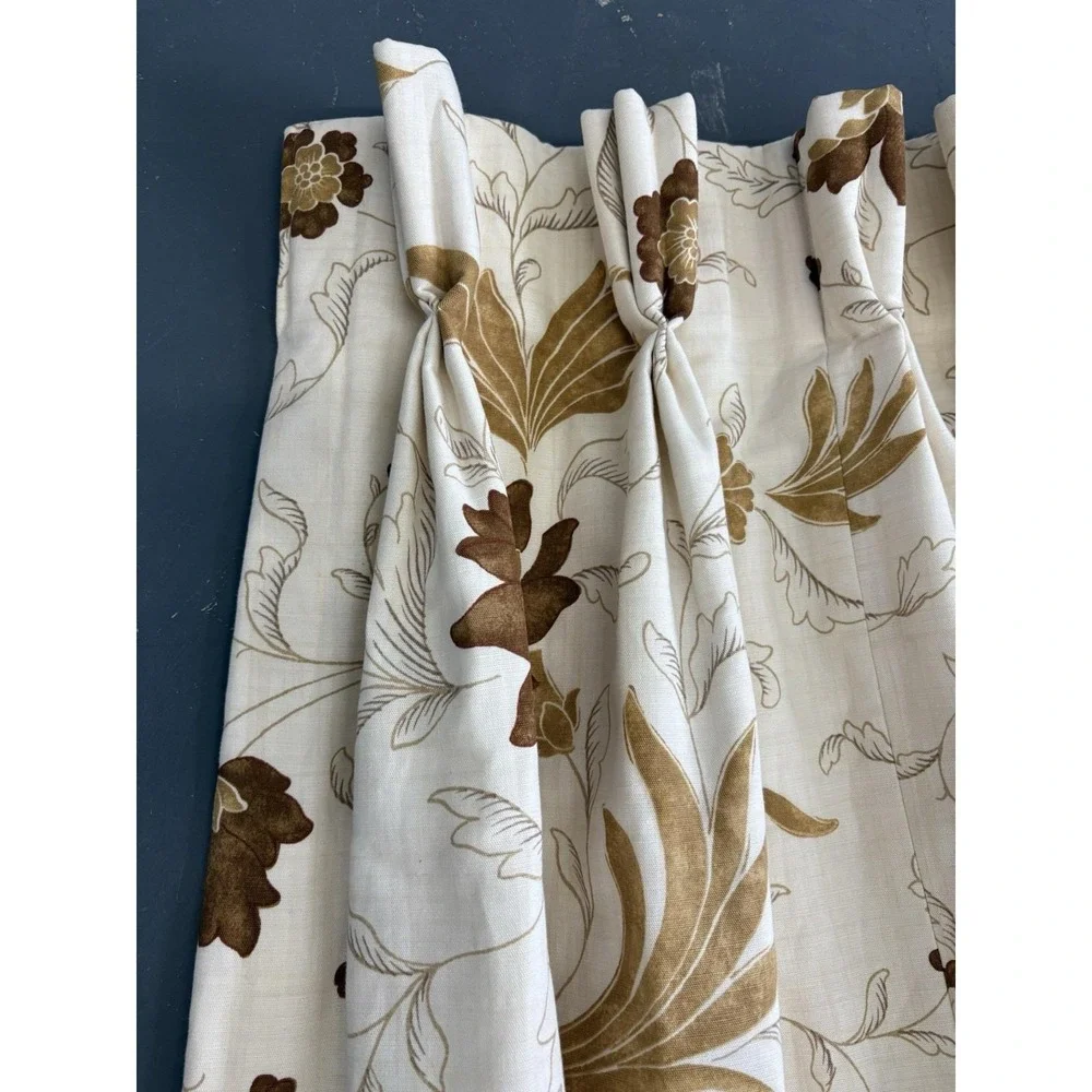 Custom Pinch Pleat Lee Jofa Groundworks Pinch Pleat Curtains - 2 Panels 76